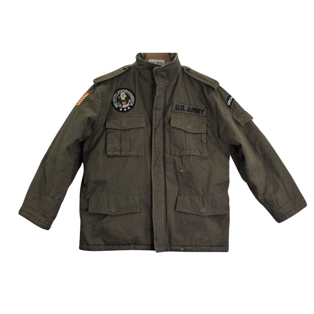 Up and Away Jacket Boy's S Green US Army Military‎ Field Junior Special Forces